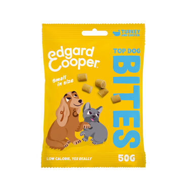 Edgard & Cooper Snacks Mini de Peru e Frango para cães